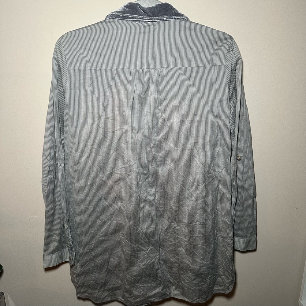 Aratta Silent Journey Striped Floral Embroidered Button Down Top Bundle Size S-M - Picture 15 of 16